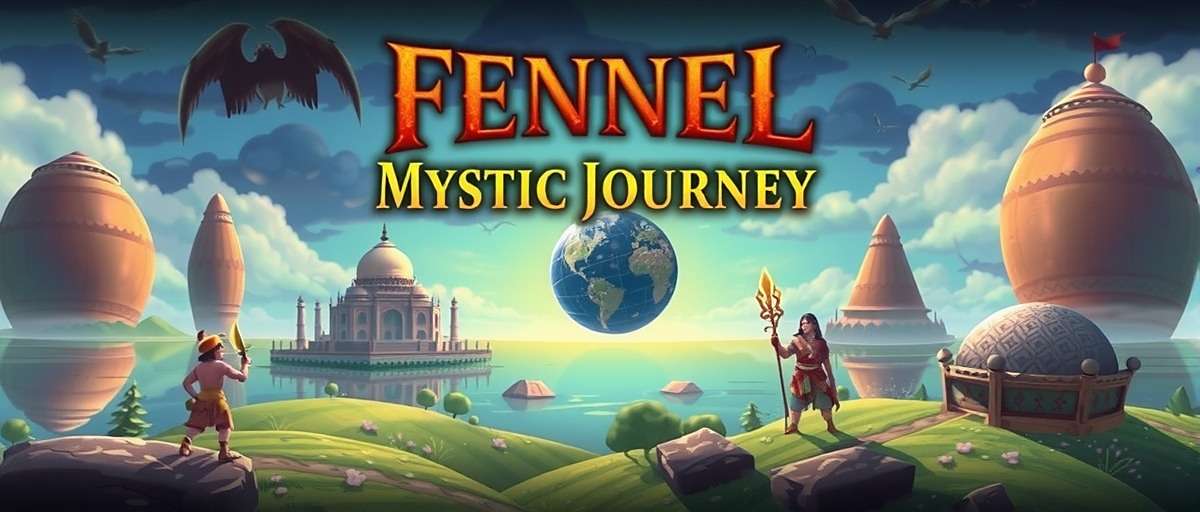 Fennel Mystic Journey Official Cover Fennel Mystic Journey game cover showing mystical Indian landscapes and characters